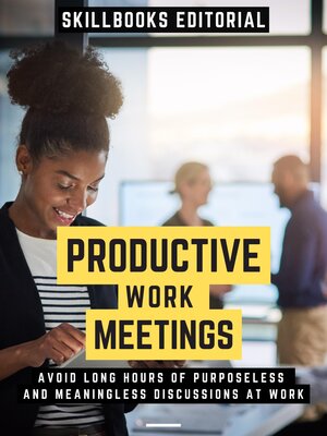 cover image of Productive Work Meetings